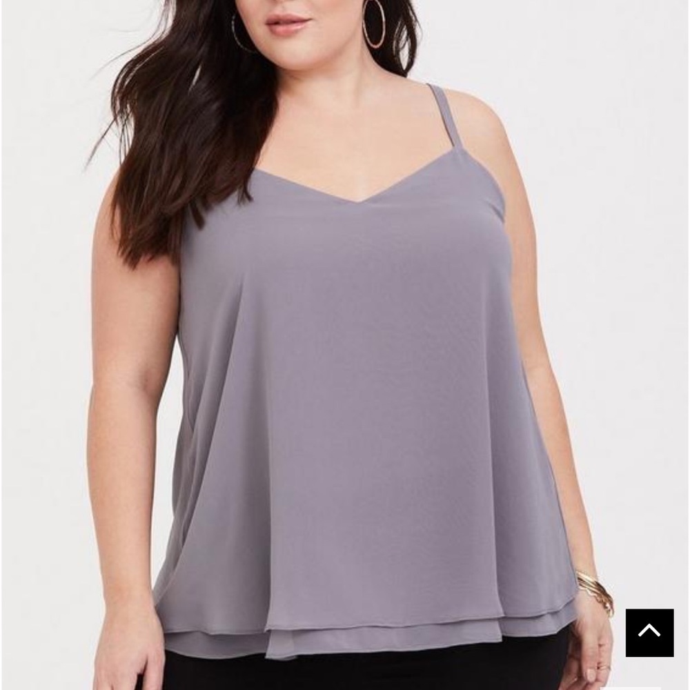 Torrid Sophie Chiffon Double Layer Cami